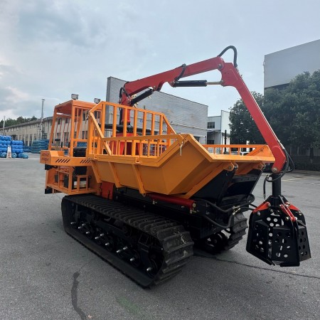 Instructus cum Crane Grab 5000kg Crawler Dumper