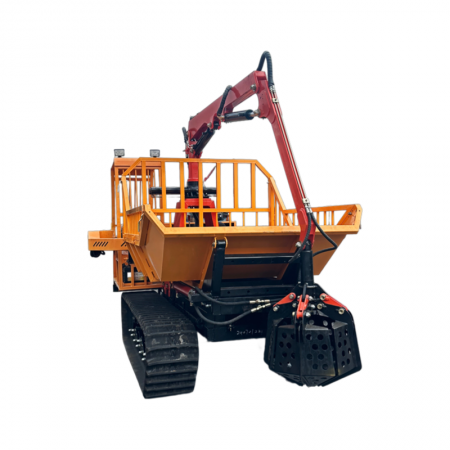 V Ton Crawler Dumper instructus Crane Grab